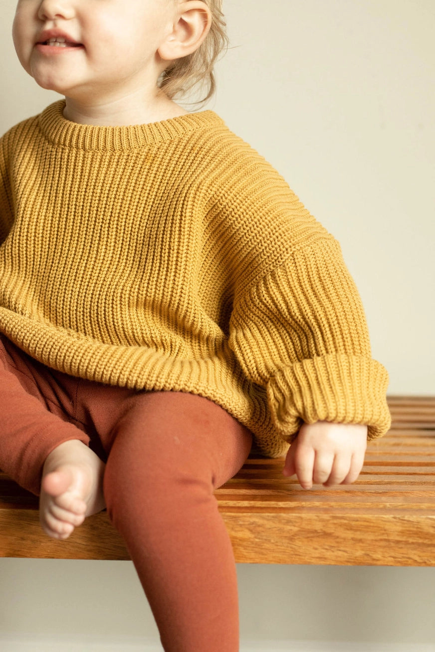 Chunky Knit Sweater Organic Cotton