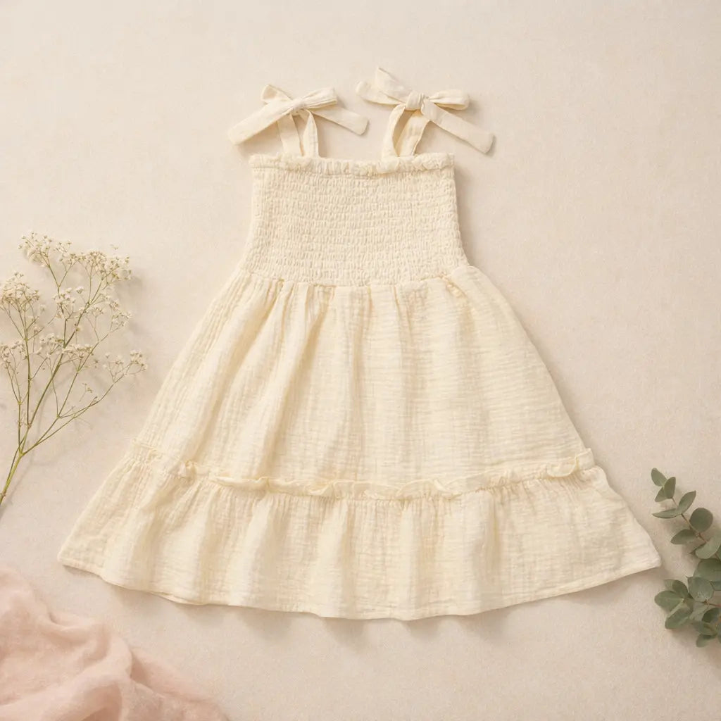 Organic Summer twirl dress