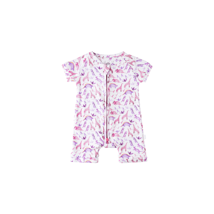 Baby Short-Sleeve Bamboo Romper