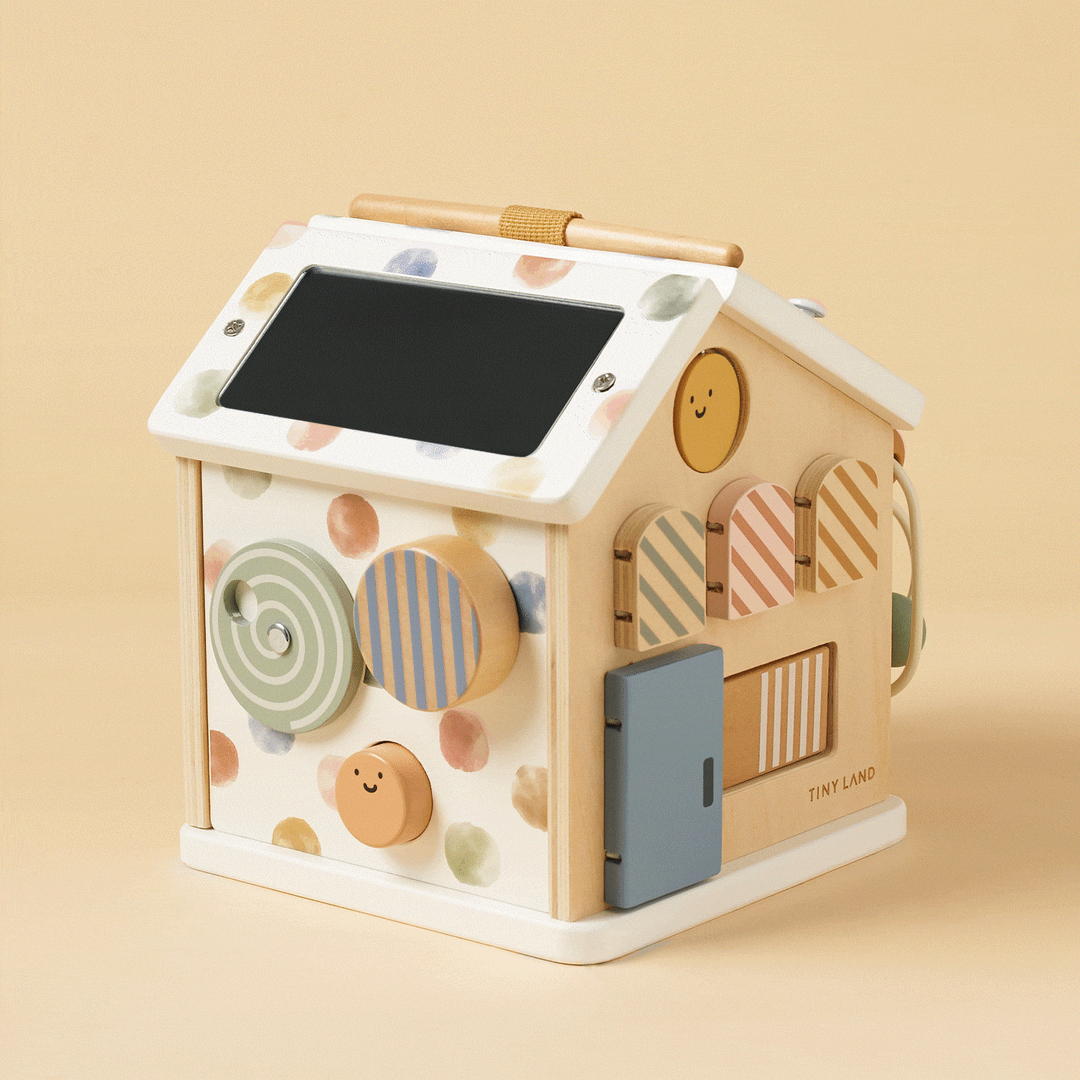 Tiny Land® Cottage Activity Cube - Morandi