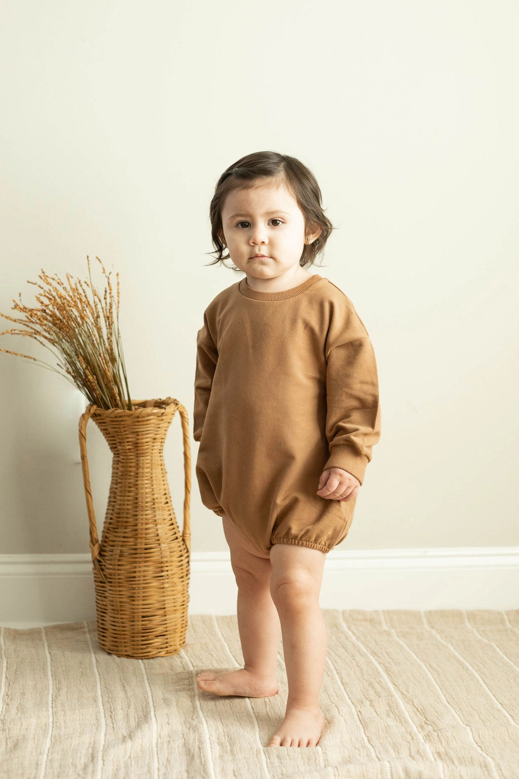 Oversized Sweatshirt  Bubble Romper for baby and toddlers