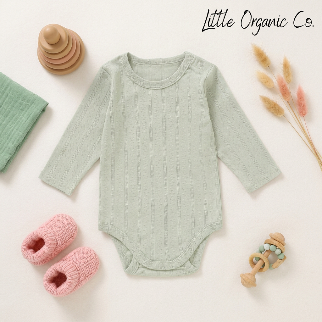 Organic cotton bodysuit Long Sleeve for Infant&amp;Newborn