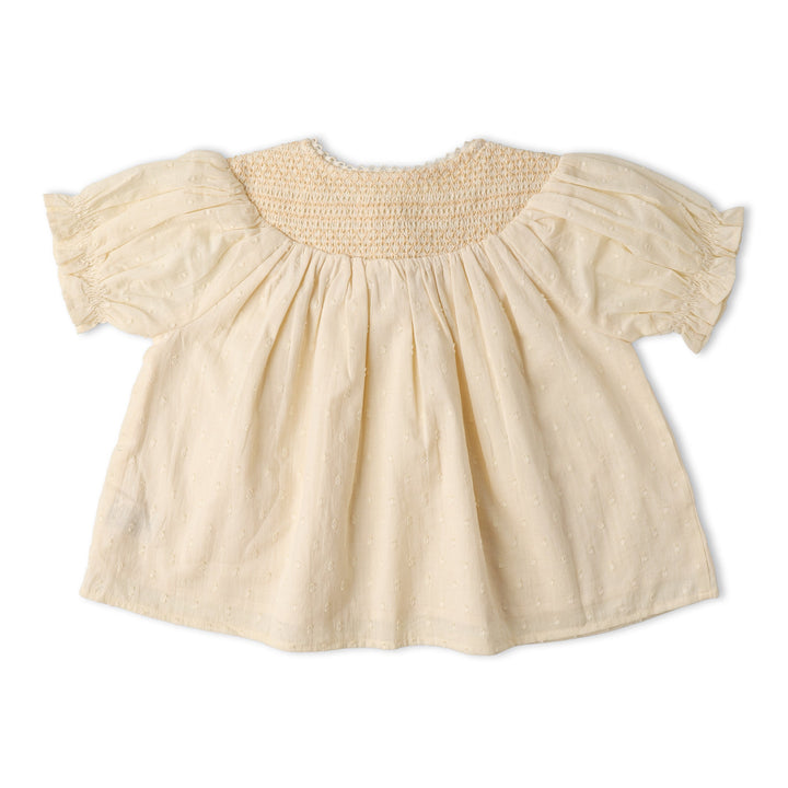 Organic Smocked Top &amp; Shorts Set - Butter Yellow