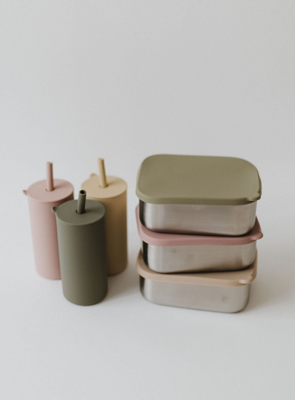 Stainless steel & Silicone Bento box