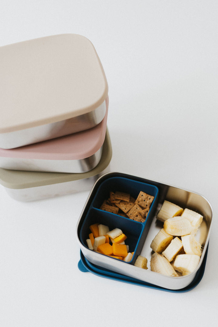 Stainless steel & Silicone Bento box