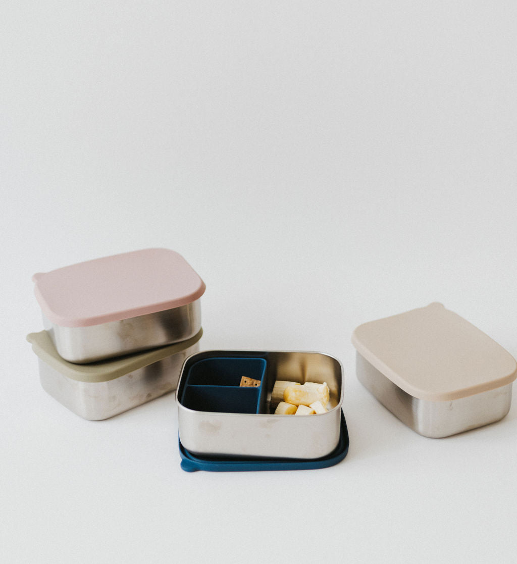 Stainless steel & Silicone Bento box