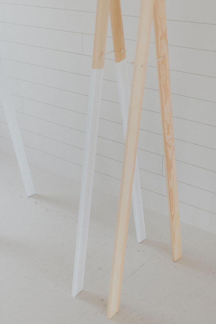 Wooden dress rack /toddler clothes rack