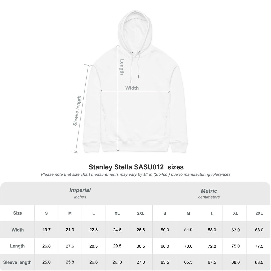 Sigonella Wrestling Hoodie — Volcano Crest Back Graphic- Organic cotton