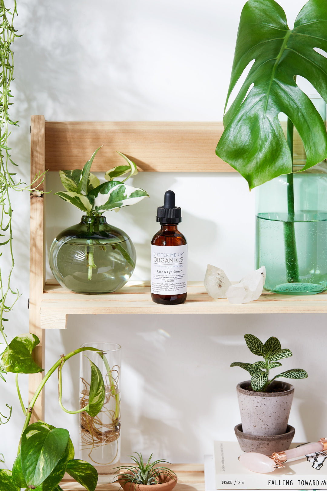 Organic Face &amp; Eye Serum / Organic Facial Oil / Anti-Aging Serum / Organic Facial Serum / Natural Face Oil Butter Me Up Organics /