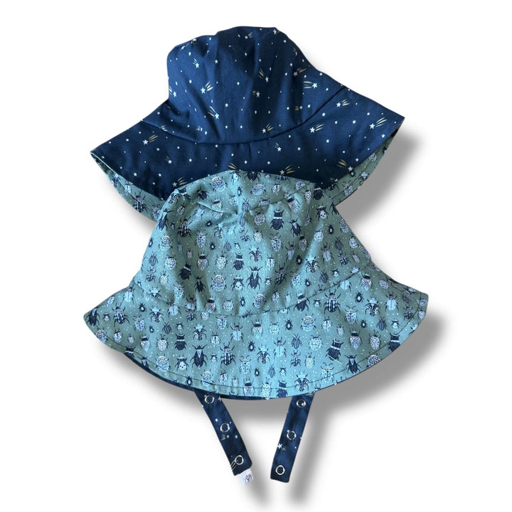 Bucket hat in Organic Scarab