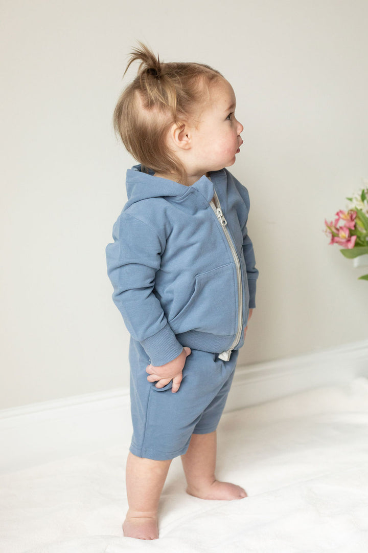 Organic 2 piece set Hoodie + shorts