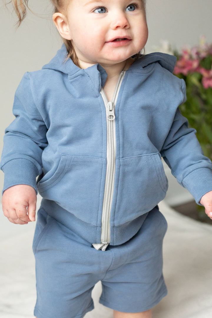 Organic 2 piece set Hoodie + shorts