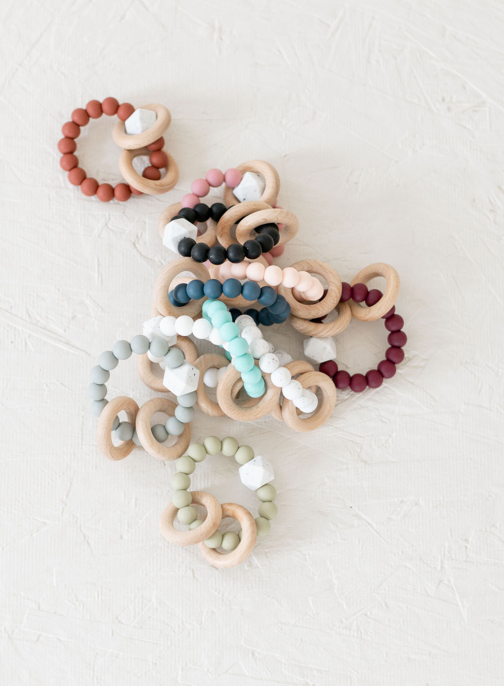 Stuffed Rattle Rings Silicone Beaded Rattle Rings – Little Organic Company
