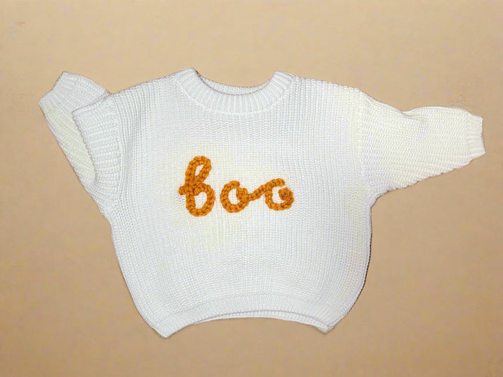 Boo Halloween Sweater for baby