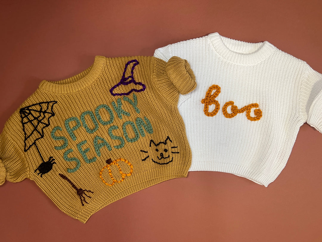 Boo Halloween Sweater for baby