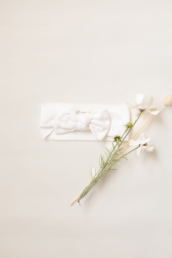 Sage - Baby Bow Wrap Headband