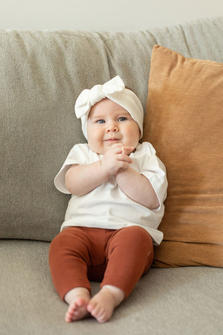 Sage - Baby Bow Wrap Headband