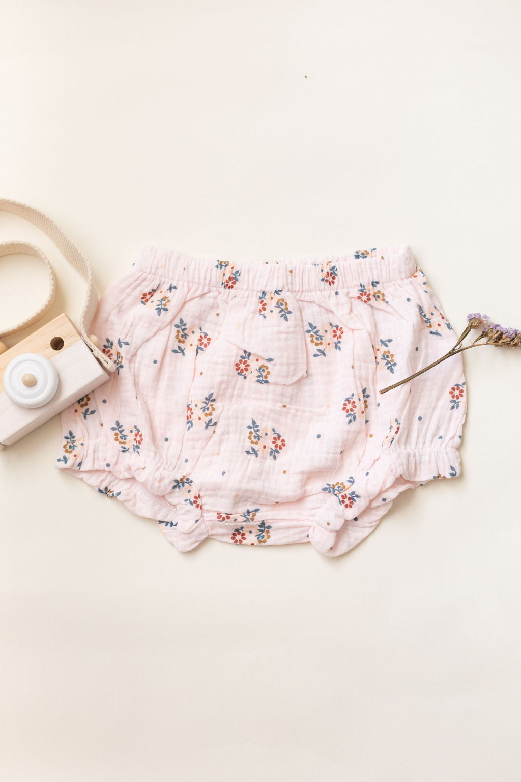 Organic Summer set dress with bloomers-Floral