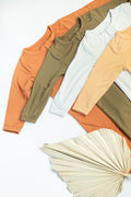 Raglan Lounge Set- Light Brown - Little Organic main image 1