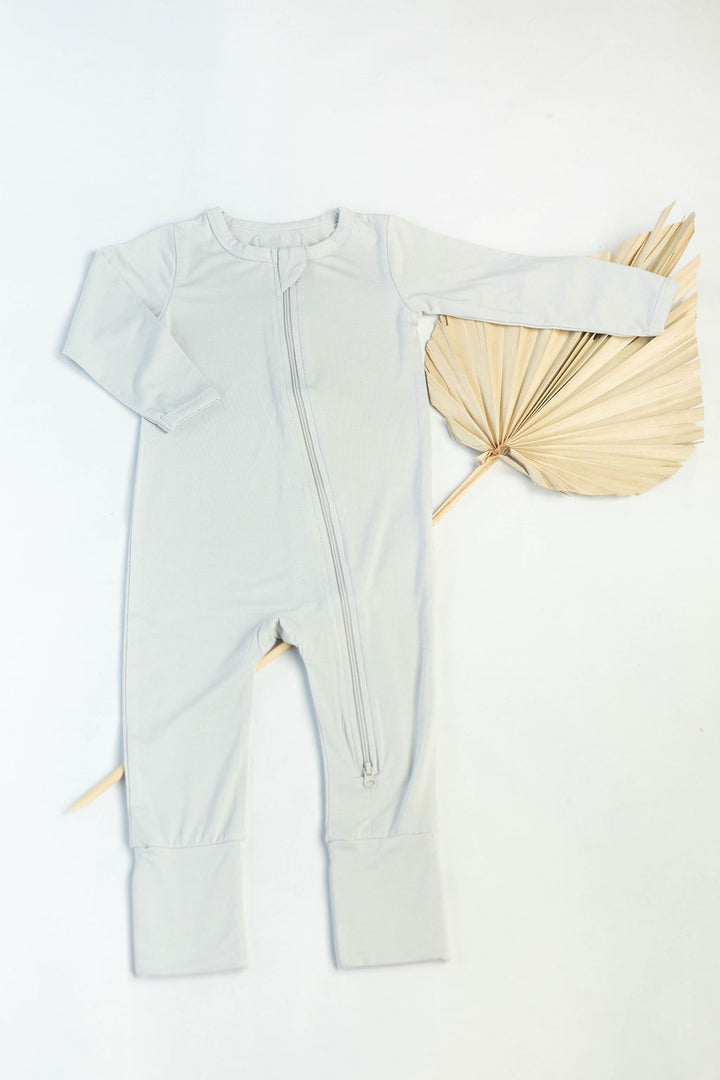 Convertible Bamboo Romper in Neutral Colors