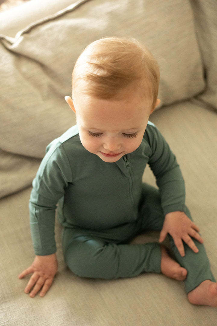 Convertible Bamboo Romper in Neutral Colors