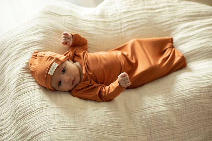 Newborn Bamboo Knotted Gown