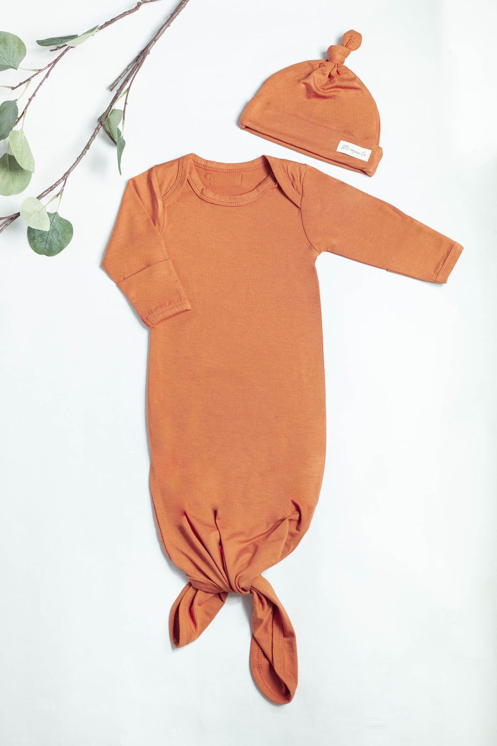 Newborn Bamboo Knotted Gown