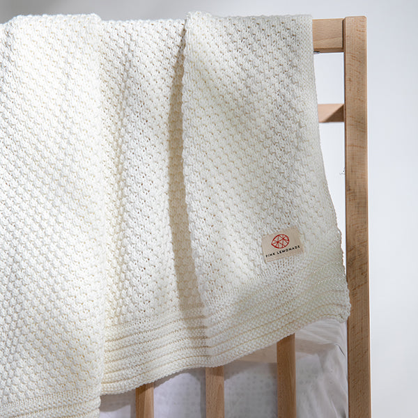 Honey Bee Organic Cotton Baby Blanket and Teddy Lovie Set