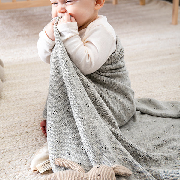 Trefle Infant Baby Blanket Set - Vanilla