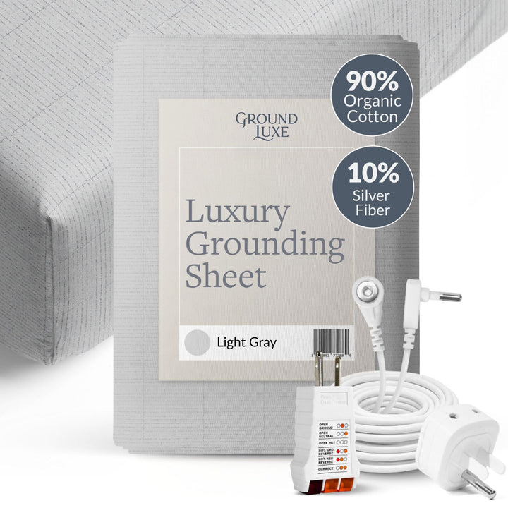 GroundLuxe Fitted Grounding Sheet (Organic Cotton)