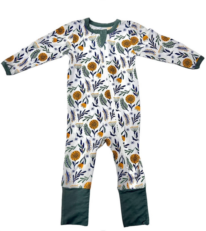 Baby Bamboo pajama floral