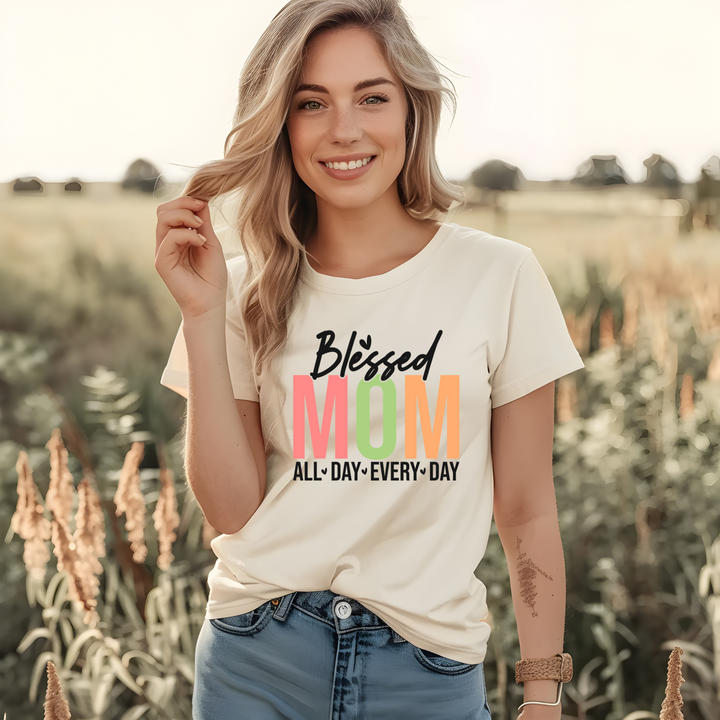 Blessed Mom, Organic T-Shirt