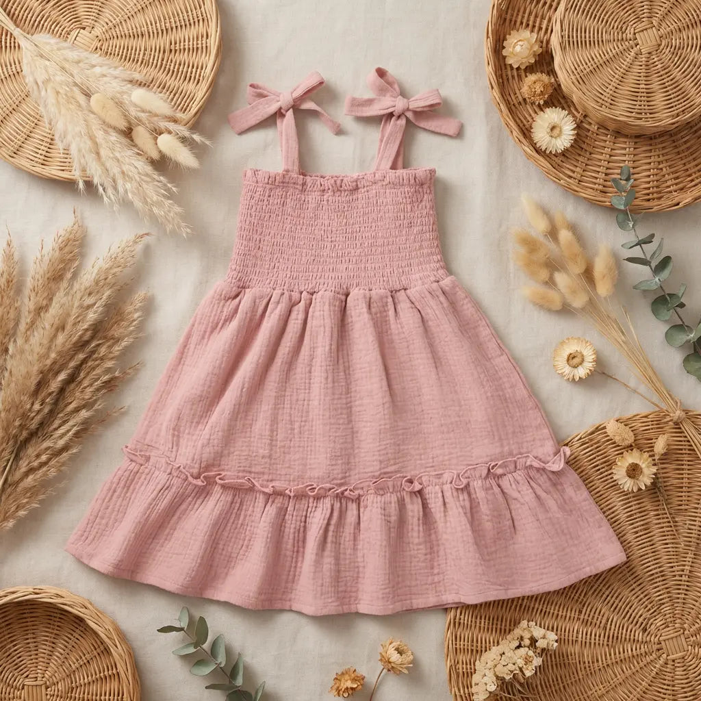 Organic Summer twirl dress