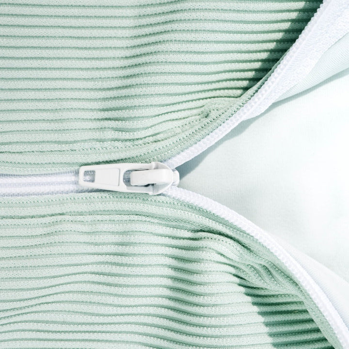 Ribbed Long-Sleeve Swimsuit for Baby · Rash Guard · Shorts · Gender-Neutral · Mint Color