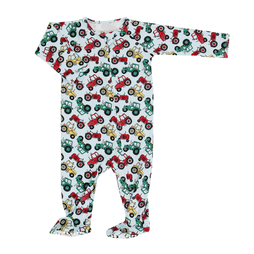 Down on the Farm Zipper Footie