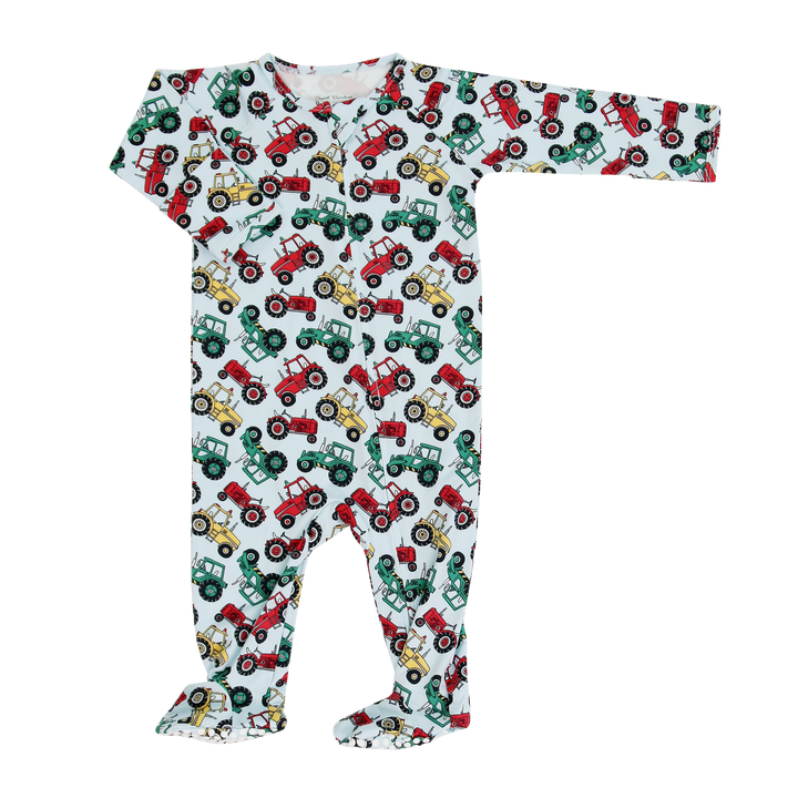 Down on the Farm Zipper Footie