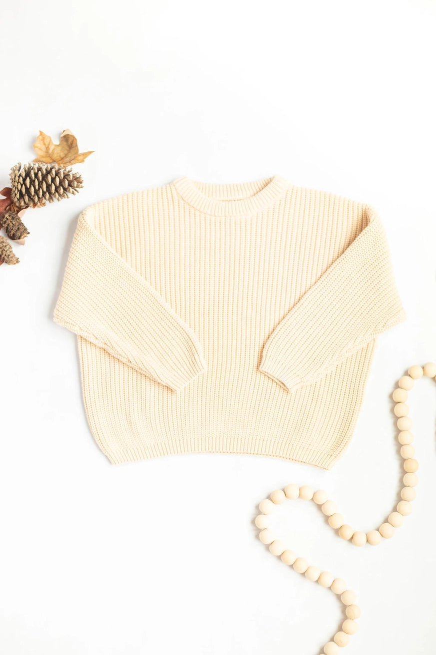 Chunky Knit Sweater Organic Cotton