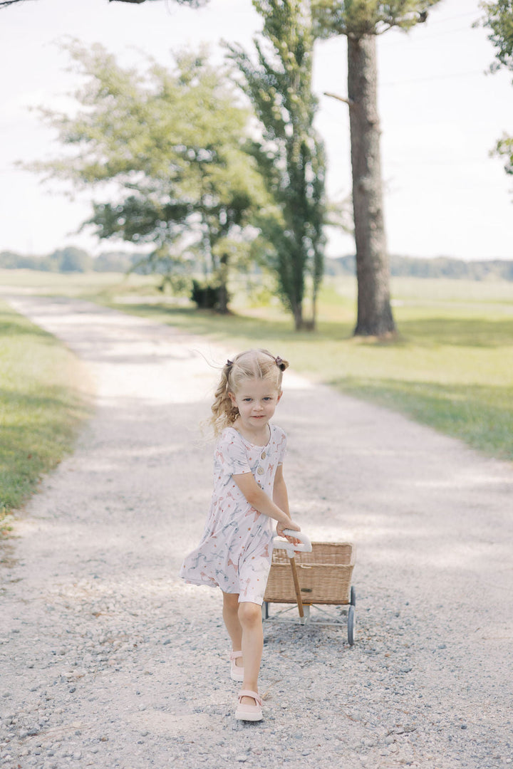 Ribbon Button Dress