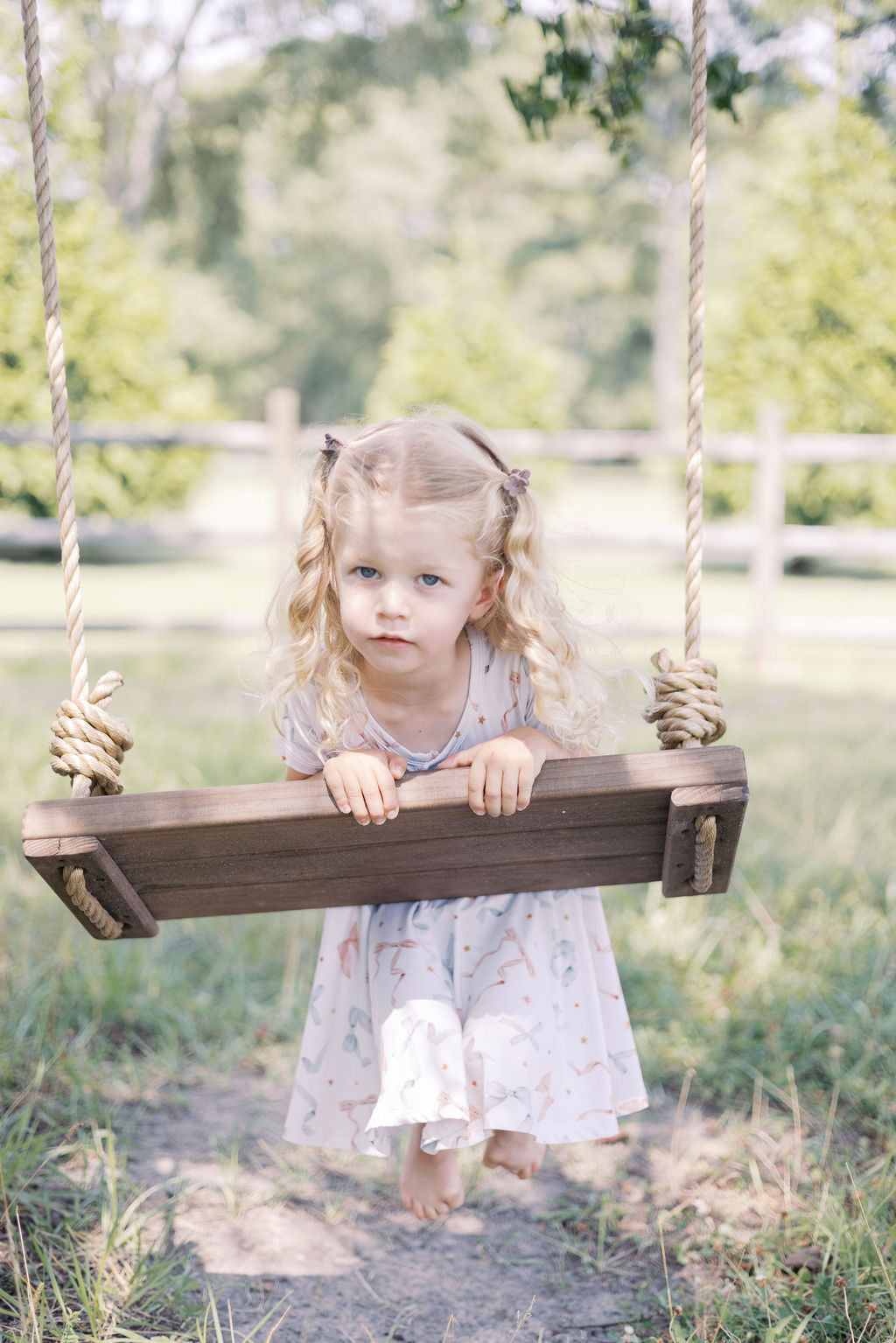 Ribbon Button Dress
