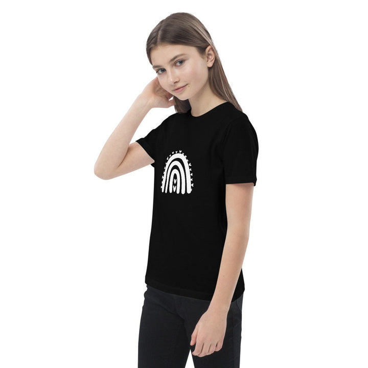 Kids Organic cotton  t-shirt, rainbow t shirt, kids t shirt, summer tees