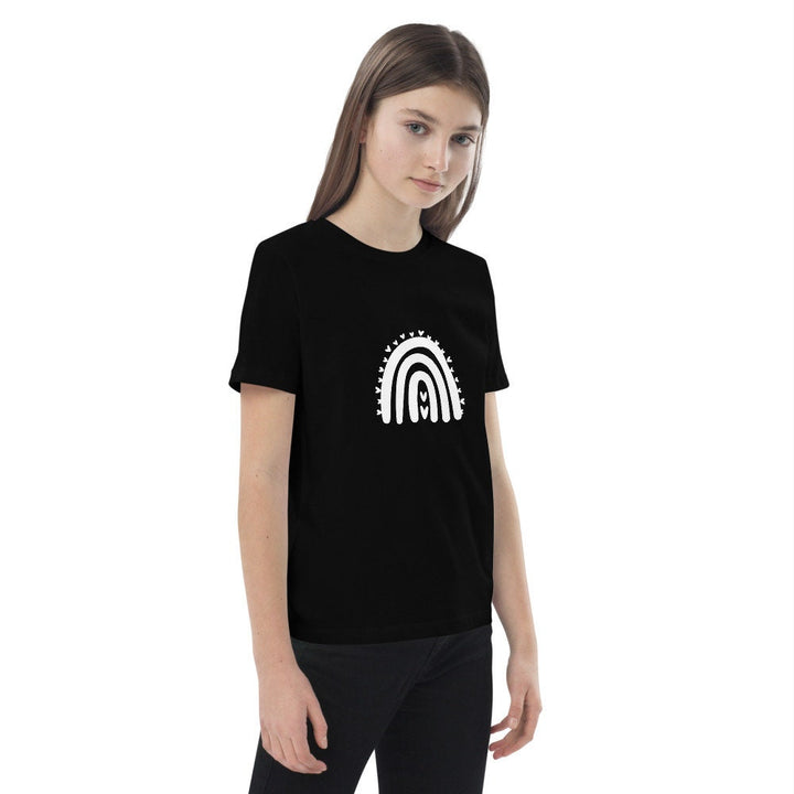 Kids Organic cotton  t-shirt, rainbow t shirt, kids t shirt, summer tees