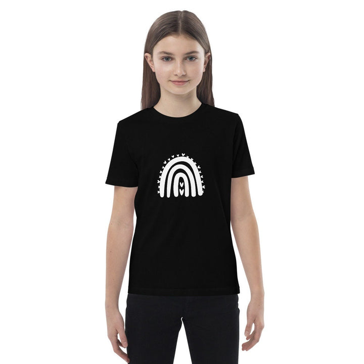 Kids Organic cotton  t-shirt, rainbow t shirt, kids t shirt, summer tees