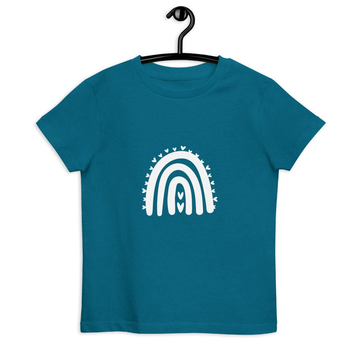 Kids Organic cotton  t-shirt, rainbow t shirt, kids t shirt, summer tees