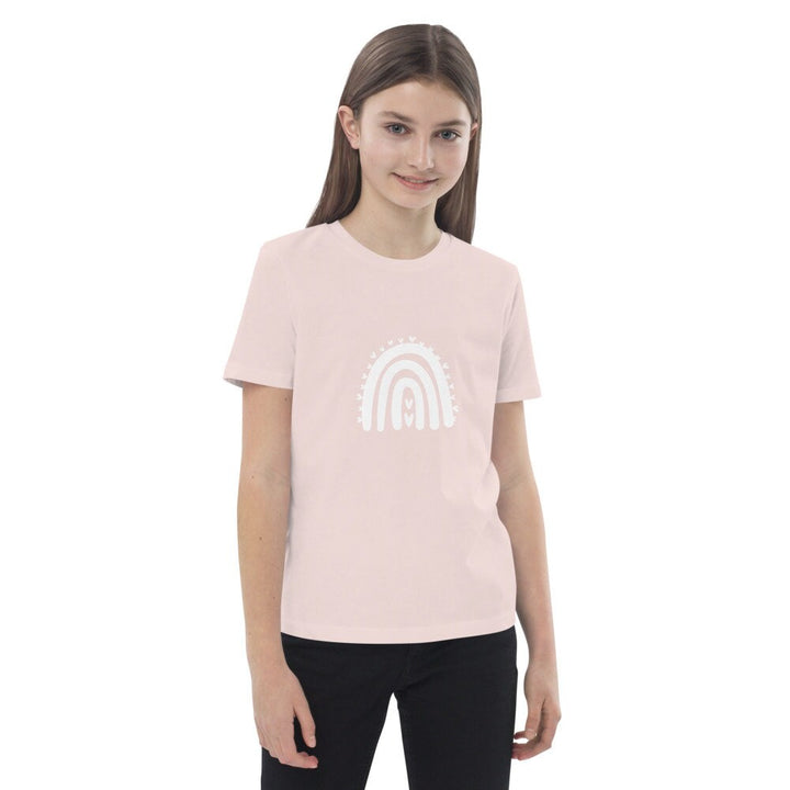 Kids Organic cotton  t-shirt, rainbow t shirt, kids t shirt, summer tees
