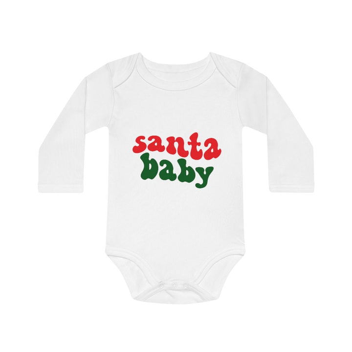 First Christmas Baby Long-Sleeve Bodysuit, Christmas gift for baby
