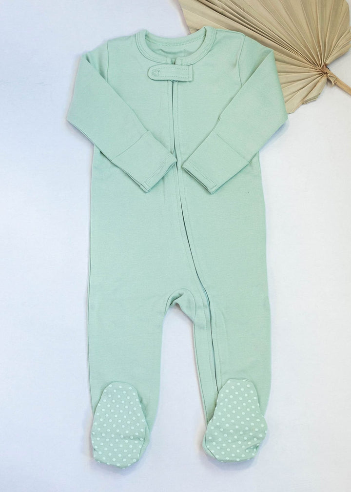 Baby 2 way Zipper footies 100% organic cotton , infant boy clothes soft breathable, coming home outfit baby girl, fall winter baby clothing