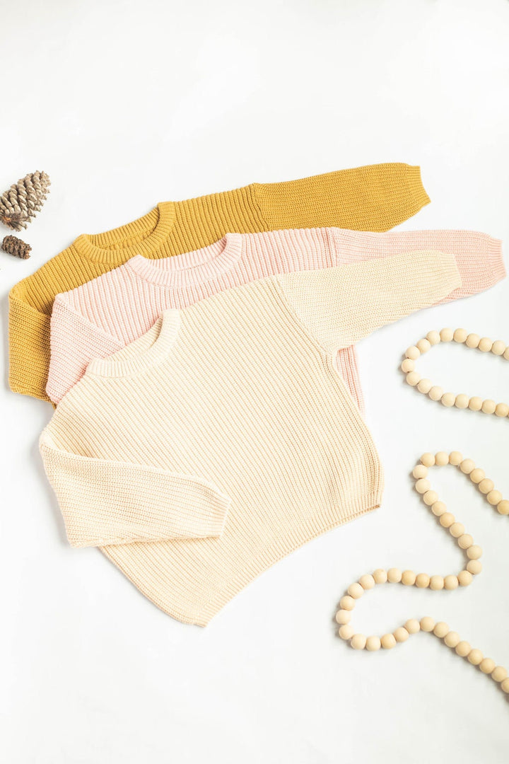 Chunky Knitted sweater for baby boy/girl, Dressy oversized top neutral oversized thick children's sweater, baby shower gifts for newborn