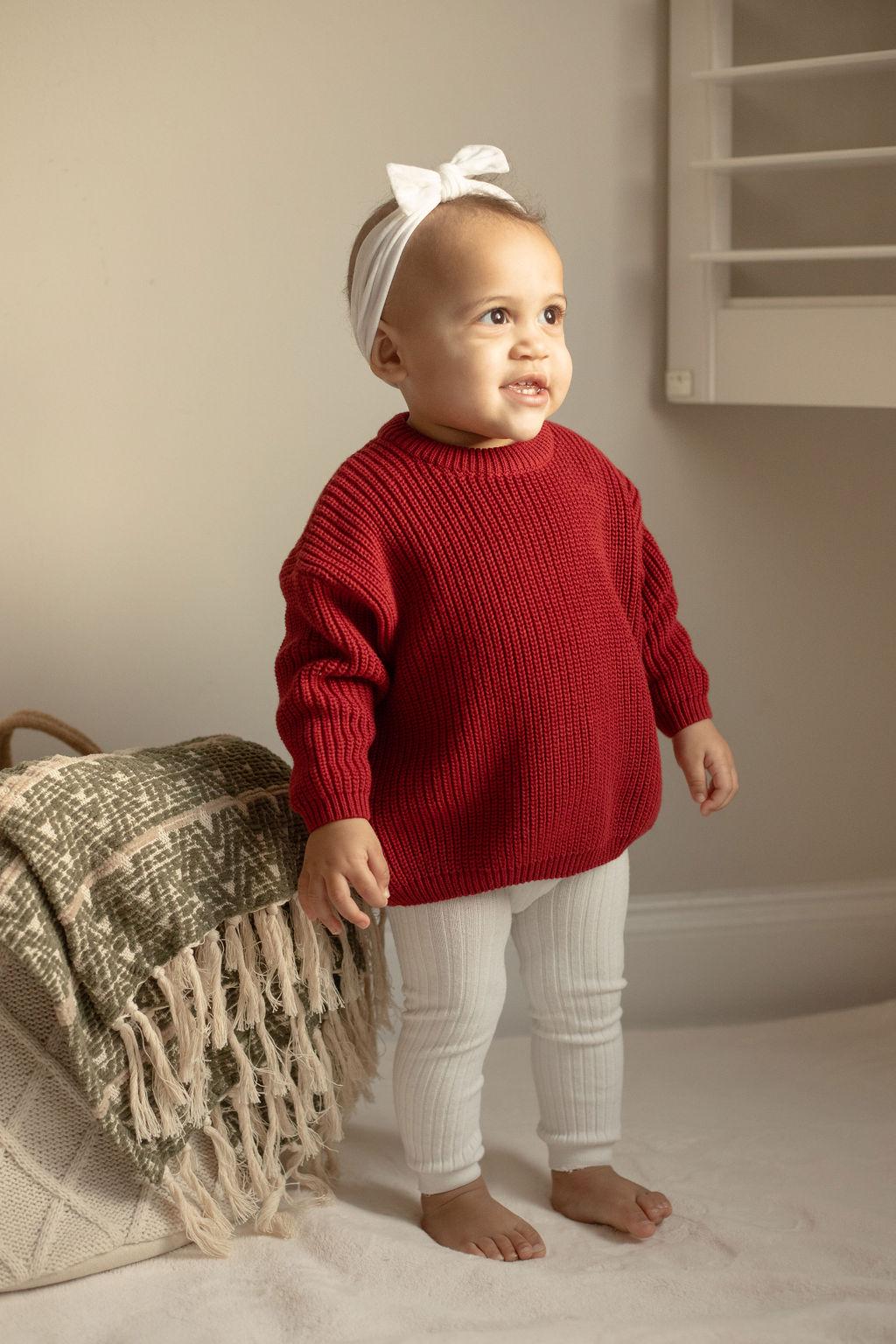 Chunky Knitted sweater for baby boy/girl, Dressy oversized top neutral oversized thick children's sweater, baby shower gifts for newborn