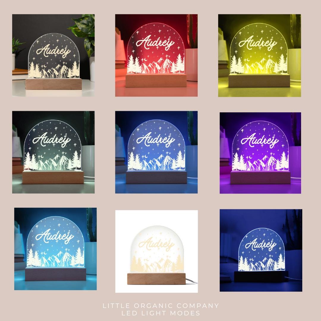 Floral Moon Nightlight