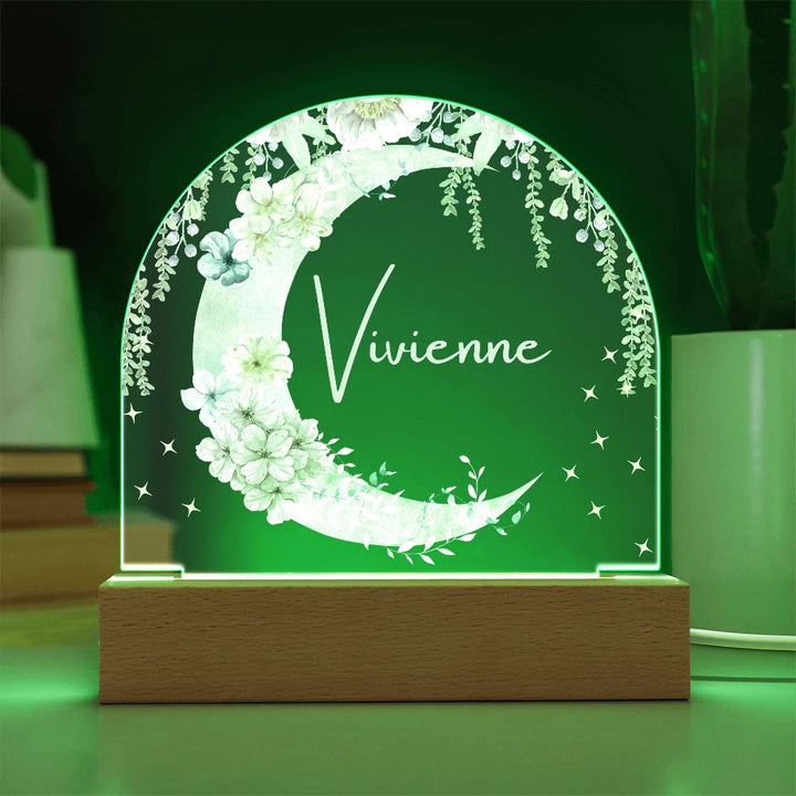 Floral Moon Nightlight